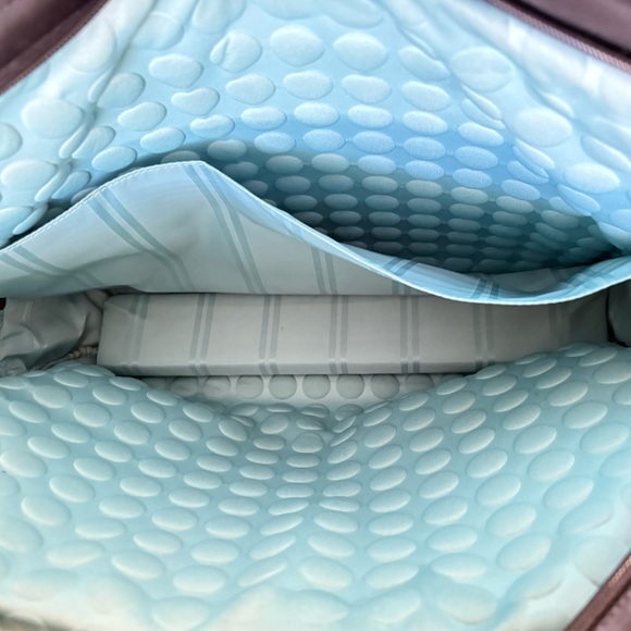 TUMI nylon leather trim convertible top handle shoulder laptop briefcase bag - Picture 8 of 10